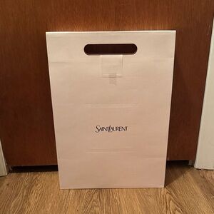 Saint Laurent Cream Tote Bag